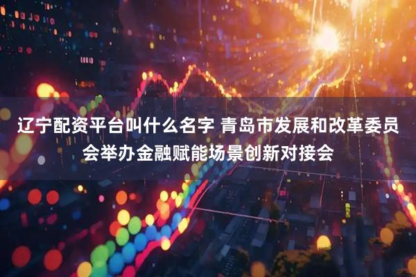 辽宁配资平台叫什么名字 青岛市发展和改革委员会举办金融赋能场景创新对接会